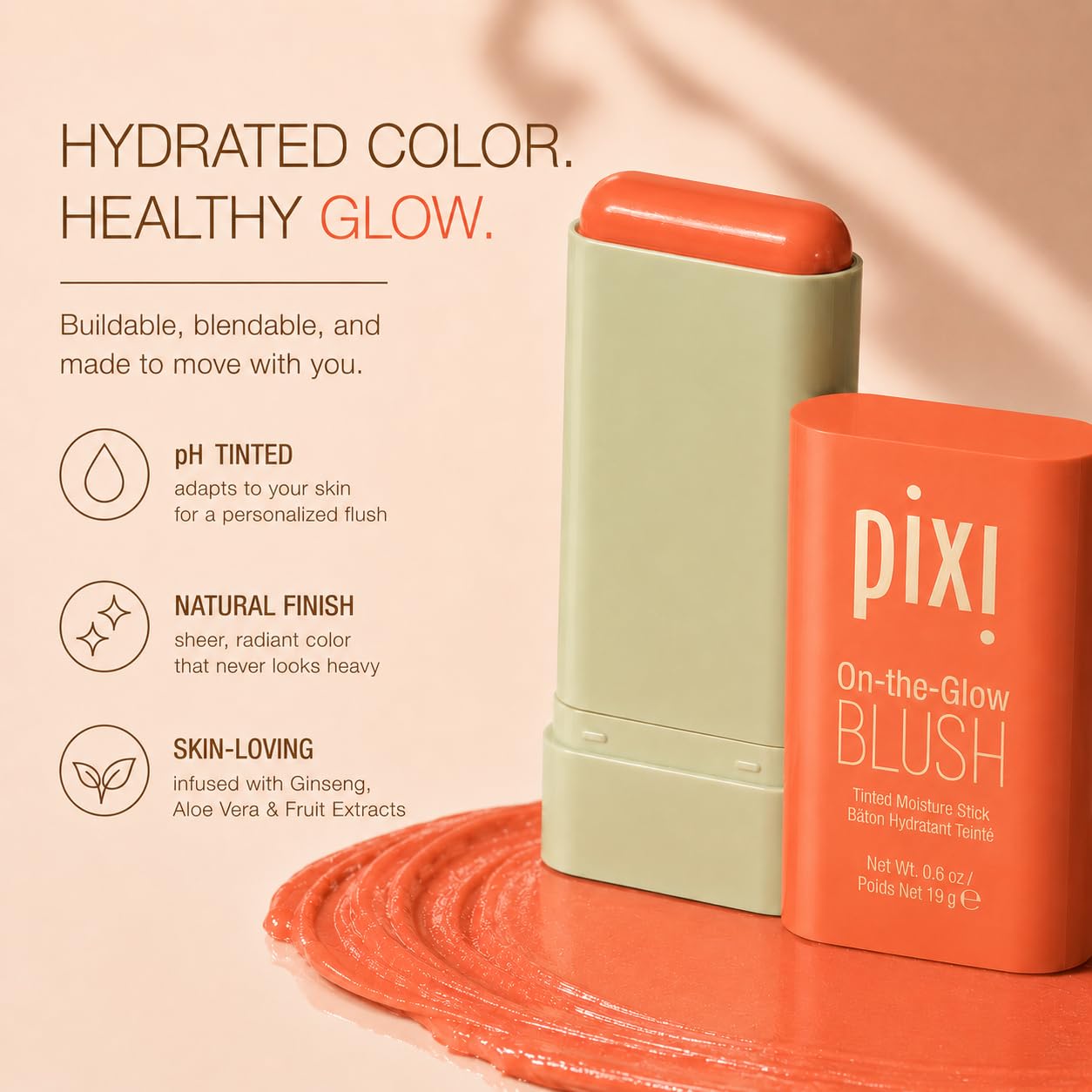 Pixi On-the-Glow Blush stick Juicy 19 g