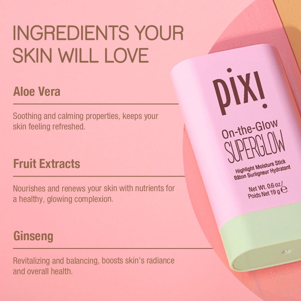 Pixi On-the-Glow stick enlumineur Petal Dew