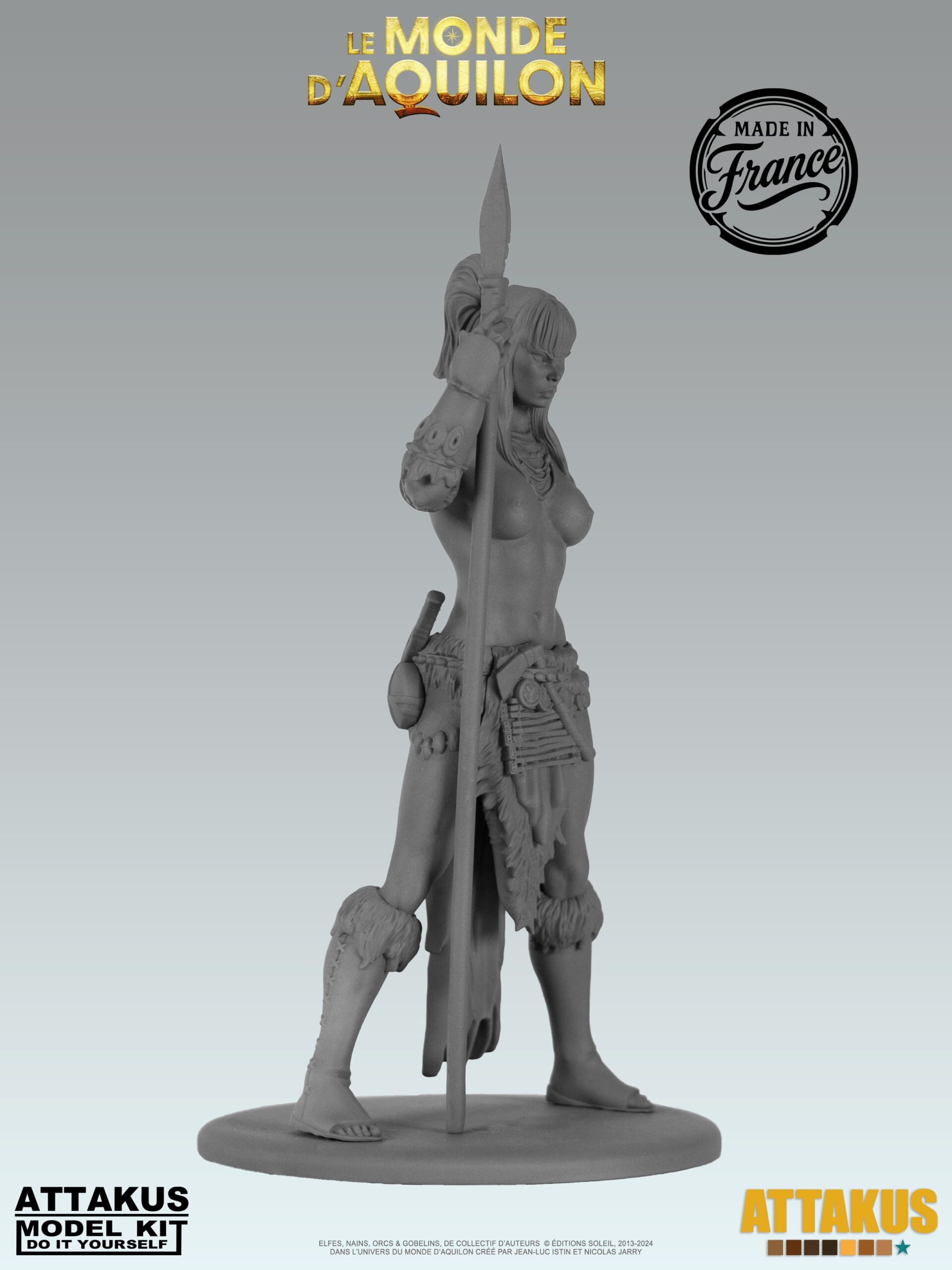 Attakus Model Kit Lea'saa Elfes figurine à peindre résine