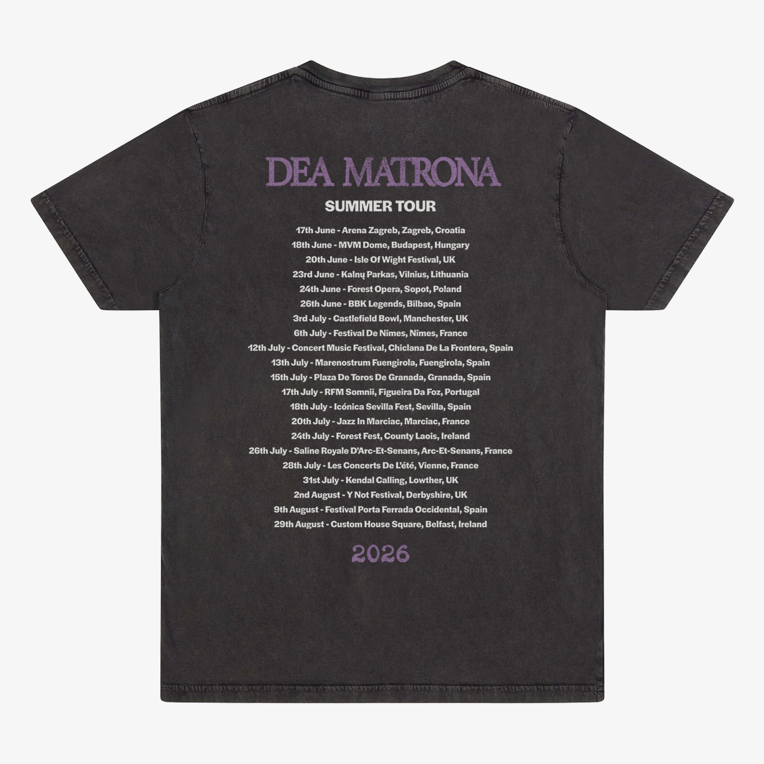 Dea Matrona Hate That I Care T-shirt noir coton bio