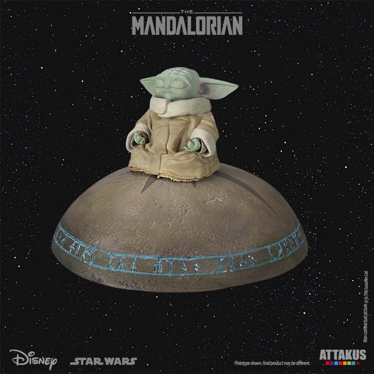 Attakus Grogu Summoning the Force 1/5e Statue résine