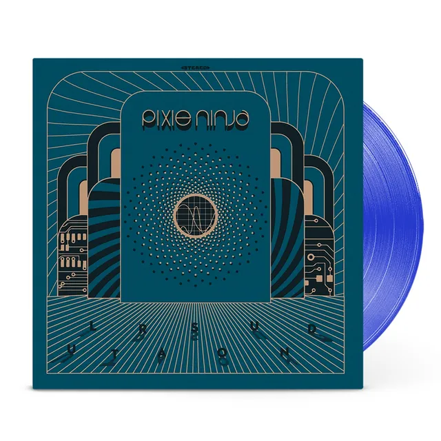 Apollon Records Pixie Ninja Ultrasound vinyle LP bleu instrumental