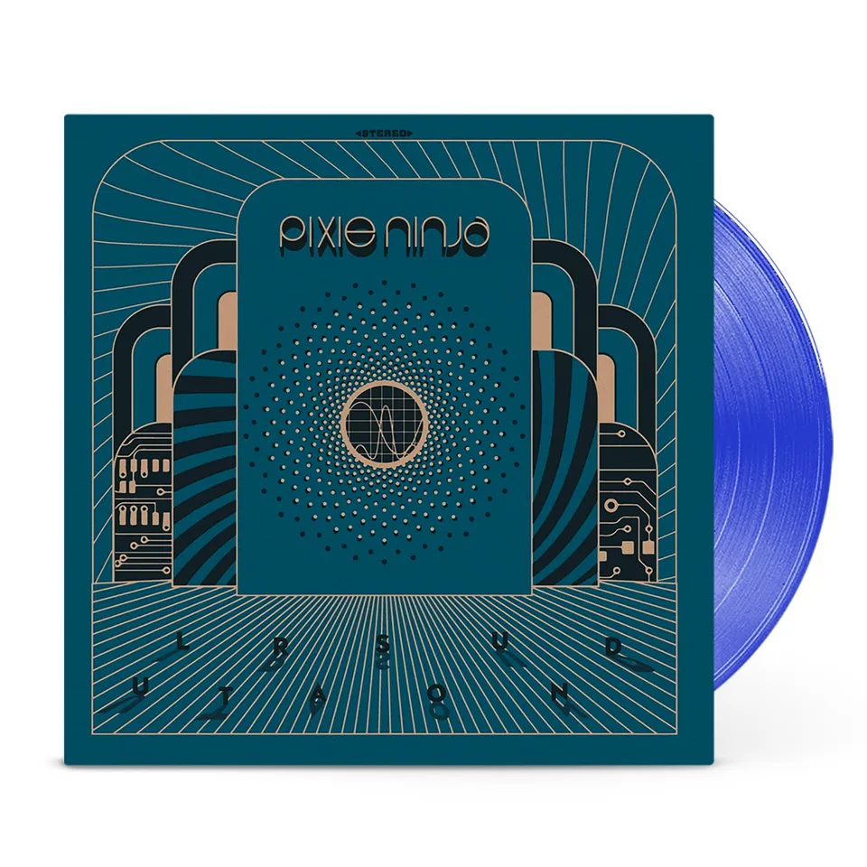Apollon Records Pixie Ninja Ultrasound vinyle LP bleu instrumental