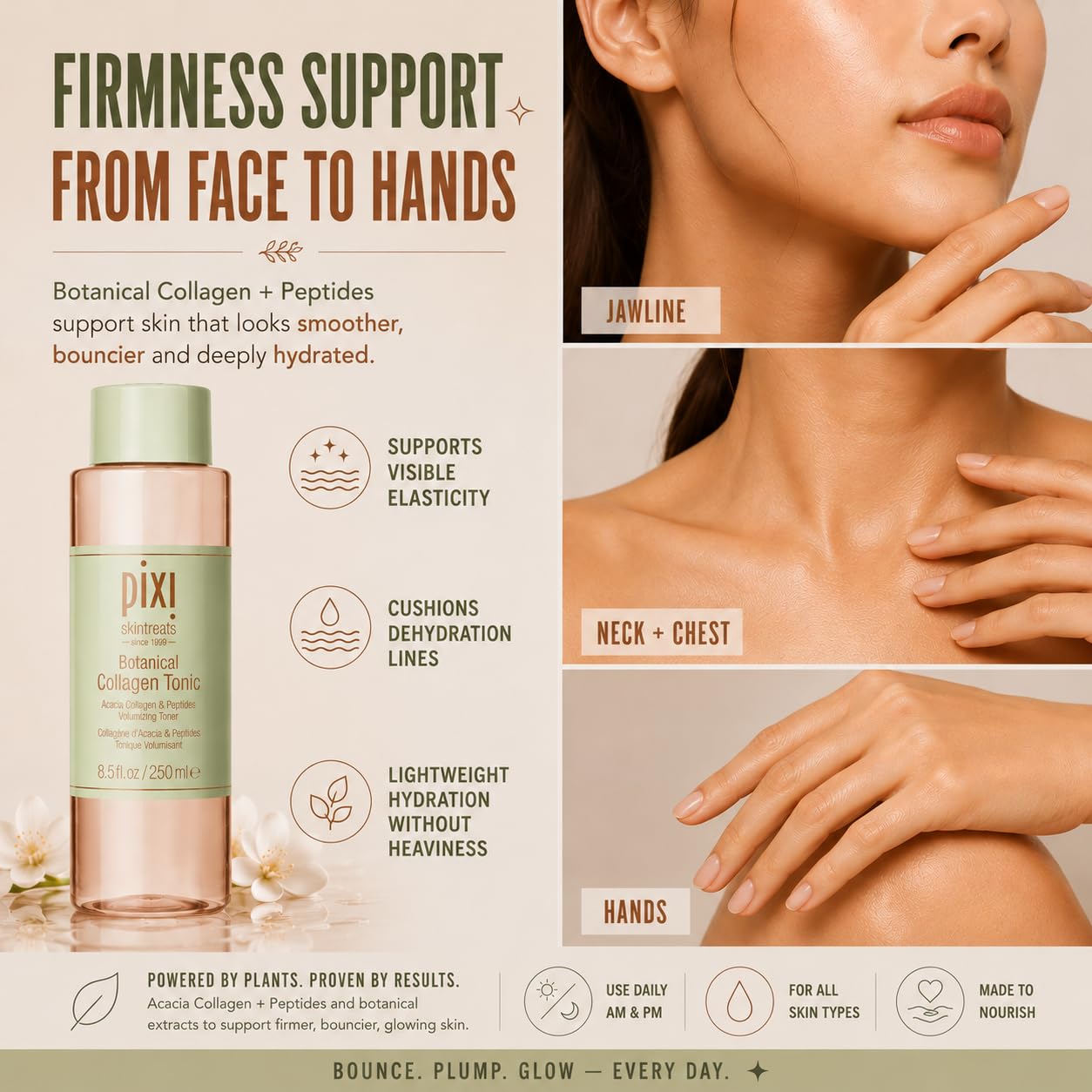 Pixi Botanical Collagen Tonic lotion peptides 100 ml