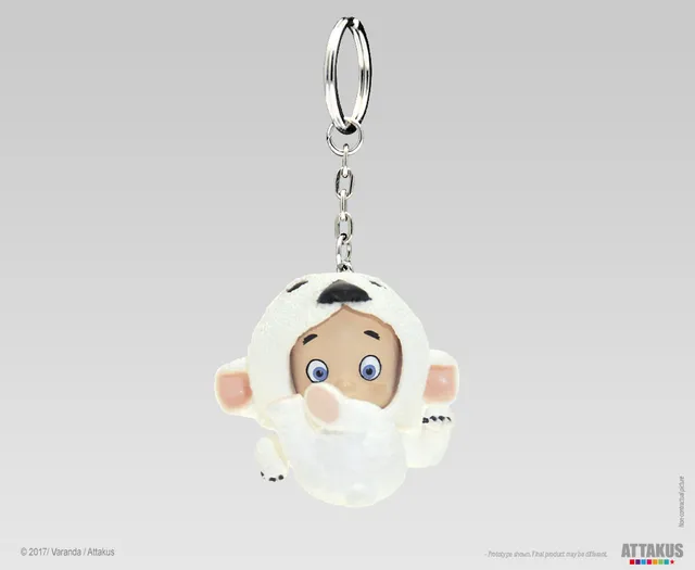 Attakus Atlas Littles porte-clé ours polaire PVC 4,5 cm