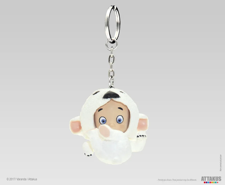 Attakus Atlas Littles porte-clé ours polaire PVC 4,5 cm