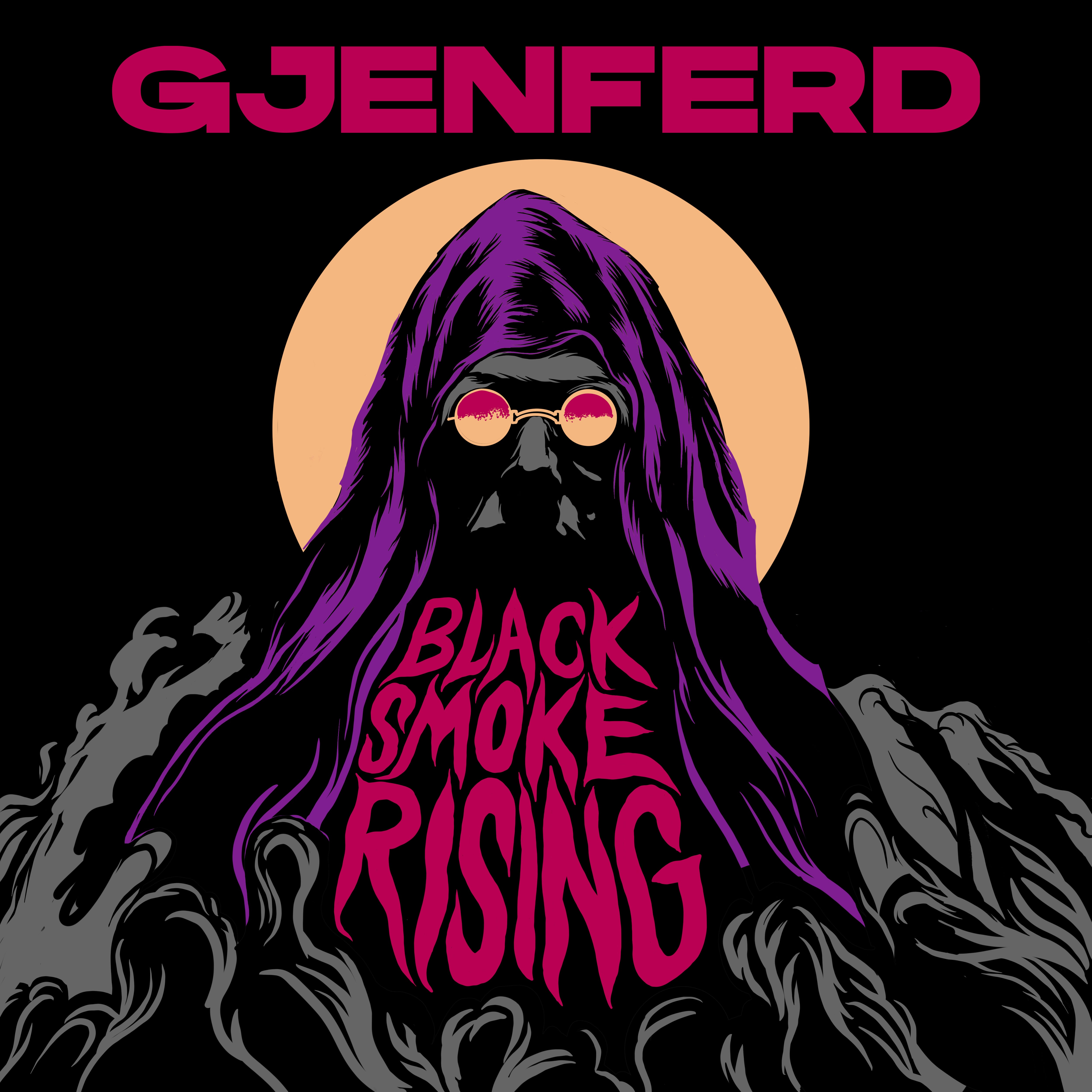 Apollon Records Gjenferd Black Smoke Rising LP noir
