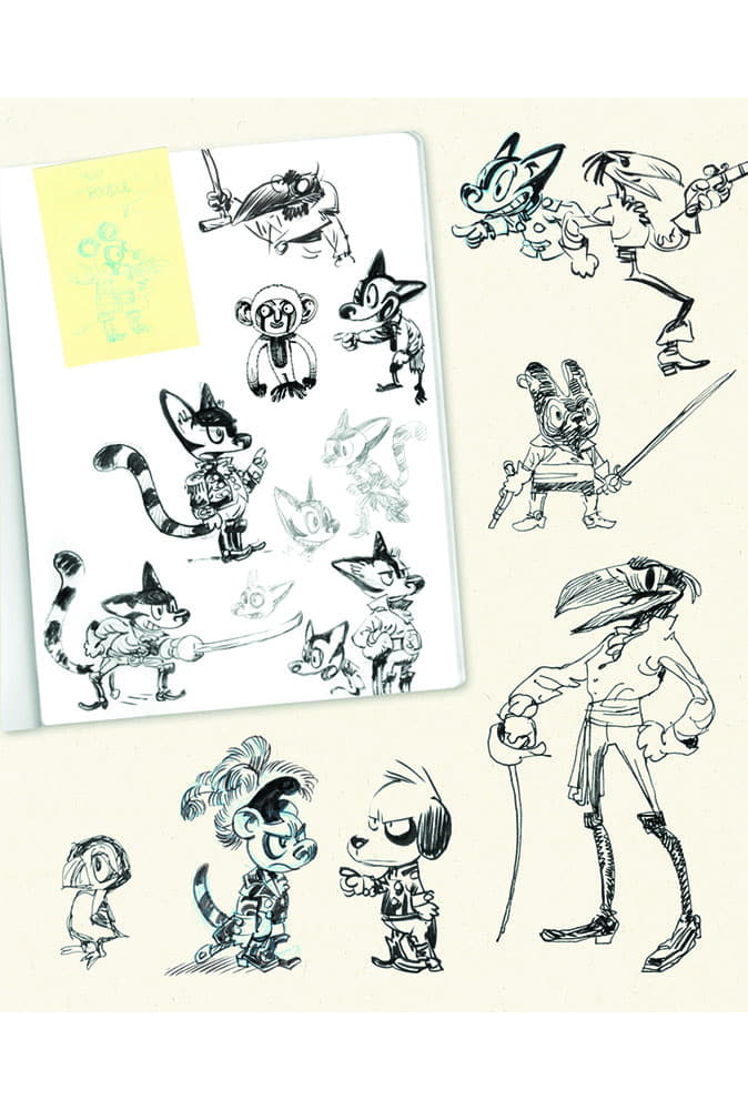 Attakus Atlas Sketchbook Yoann livre signé 48 pages