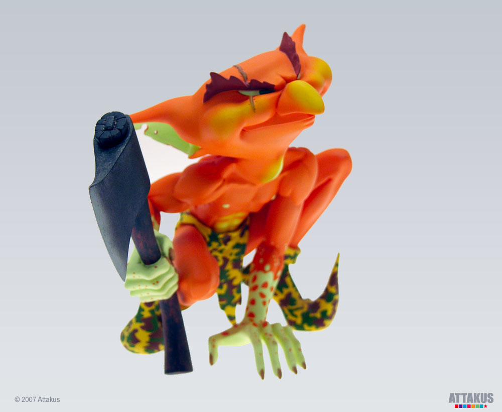Attakus Elfe Kreeg Les Zelfes figurine résine 14 cm