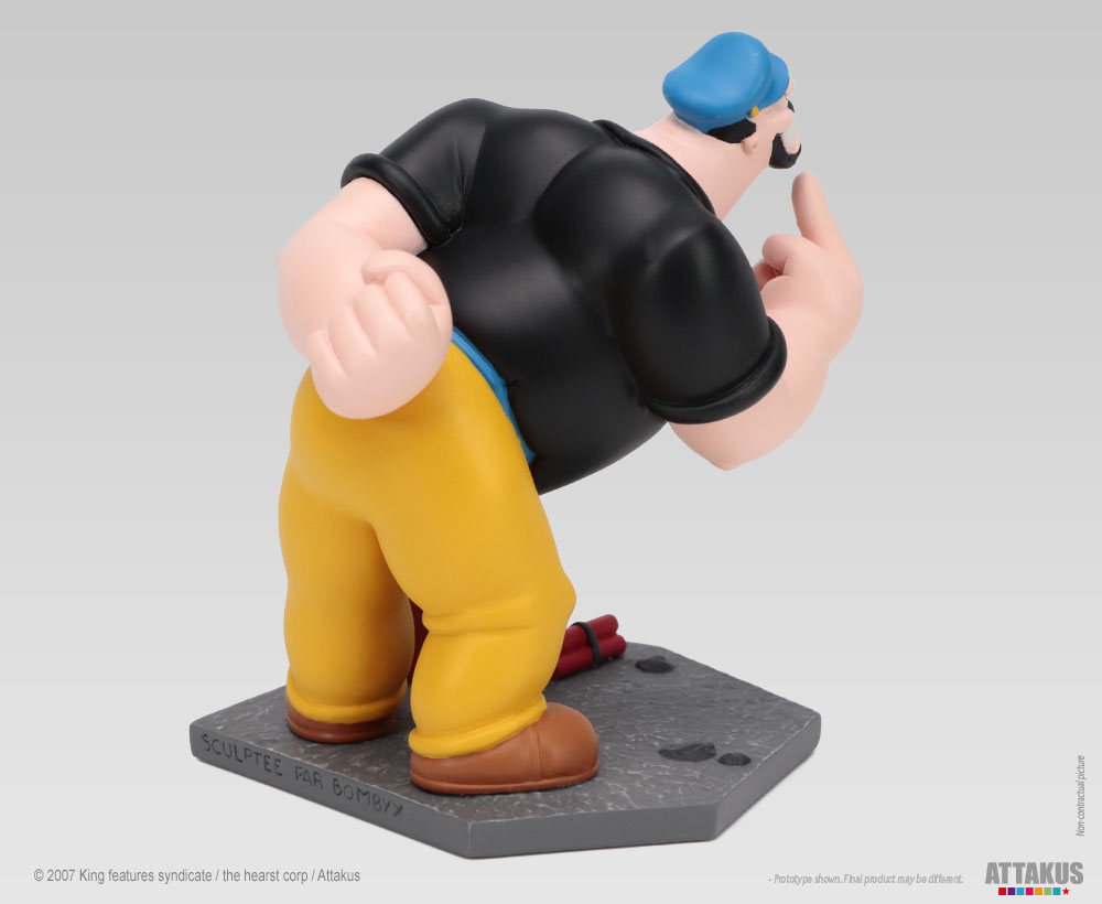 Attakus Prestige Brutus Popeye statue résine 10,5 cm