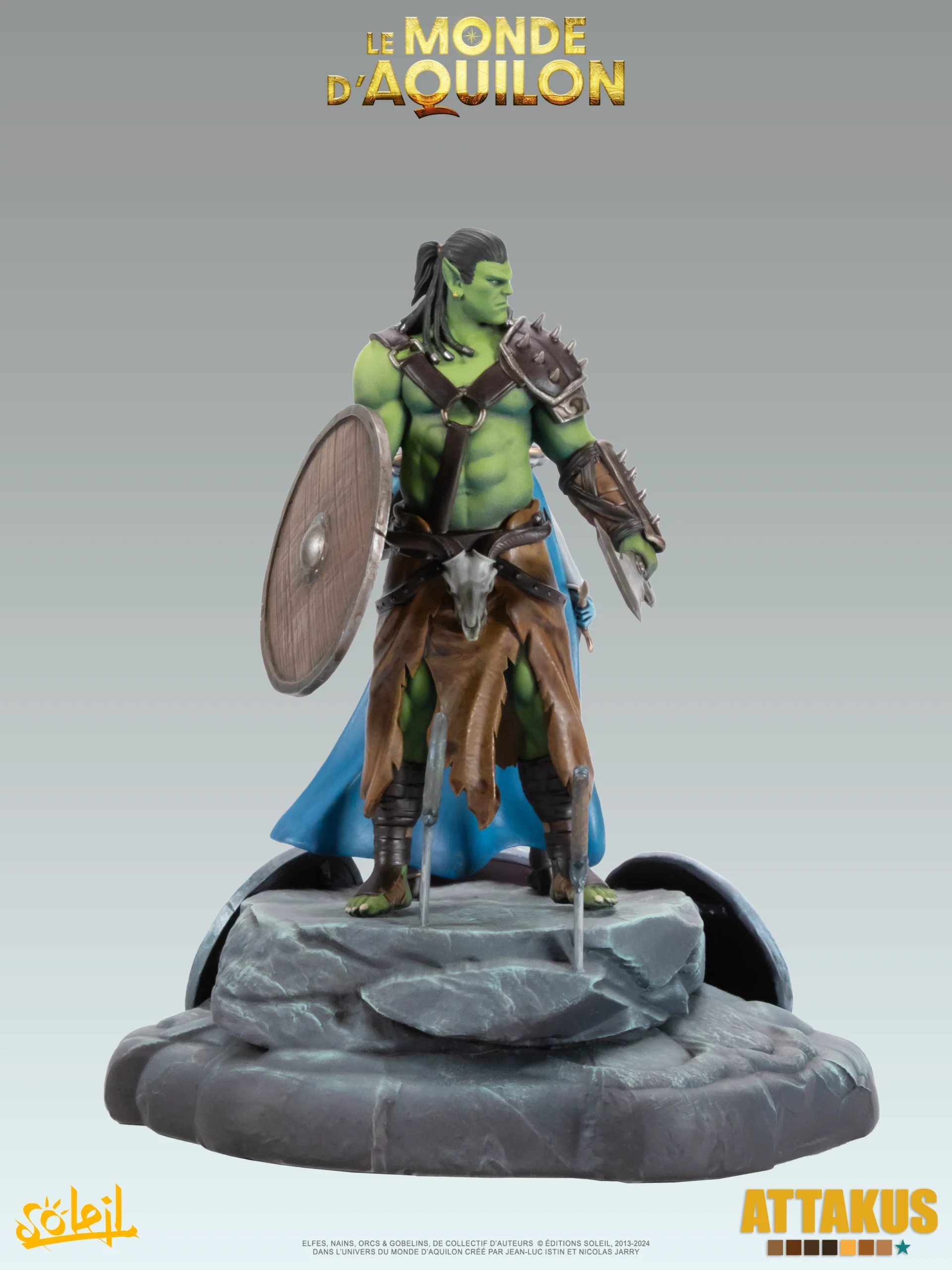 Attakus Prestige Diorama des boucliers Elfes diorama couleur 200 ex
