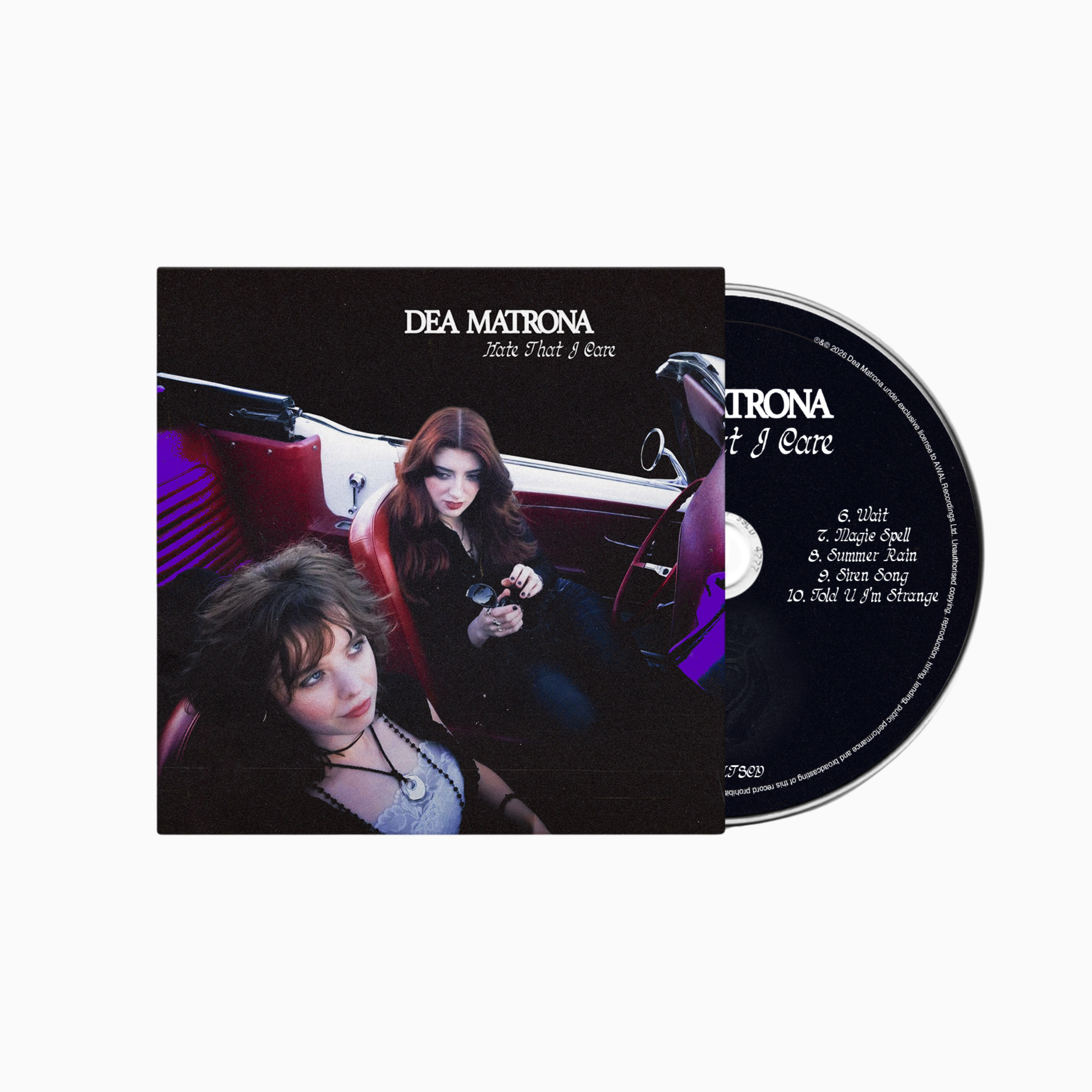 Dea Matrona Hate That I Care CD album alt-rock 2026
