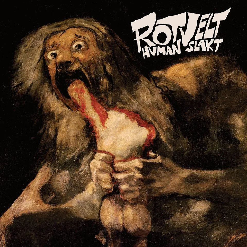 Apollon Records Rotvelt Human Slakt LP vinyle noir limité