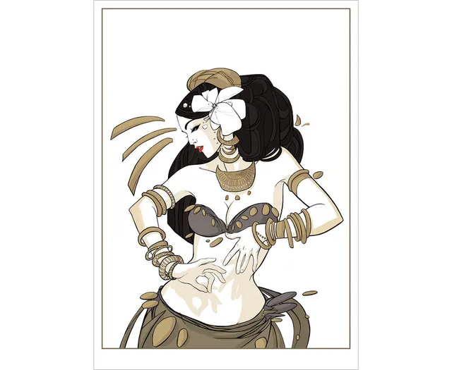 Attakus Collection Atlas Liman Rhaïa affiche 50x70 cm signée