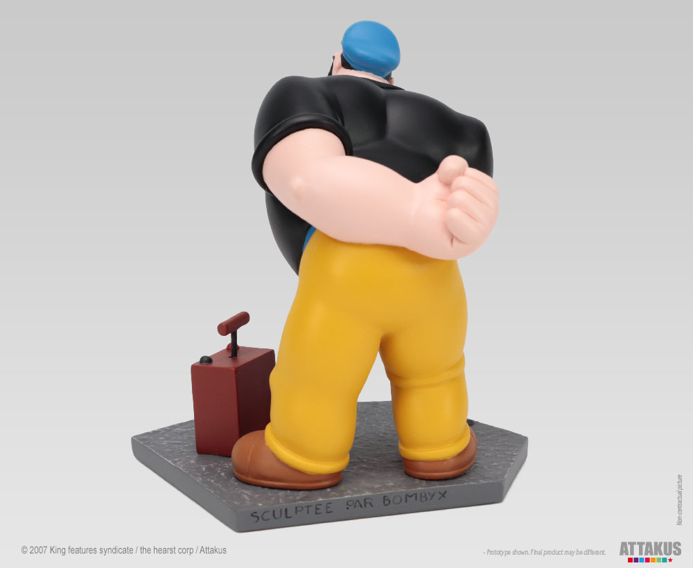 Attakus Prestige Brutus Popeye statue résine 10,5 cm