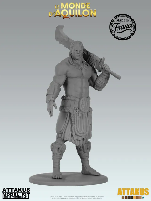 Attakus Model Kit Turuk Masque figurine à peindre résine