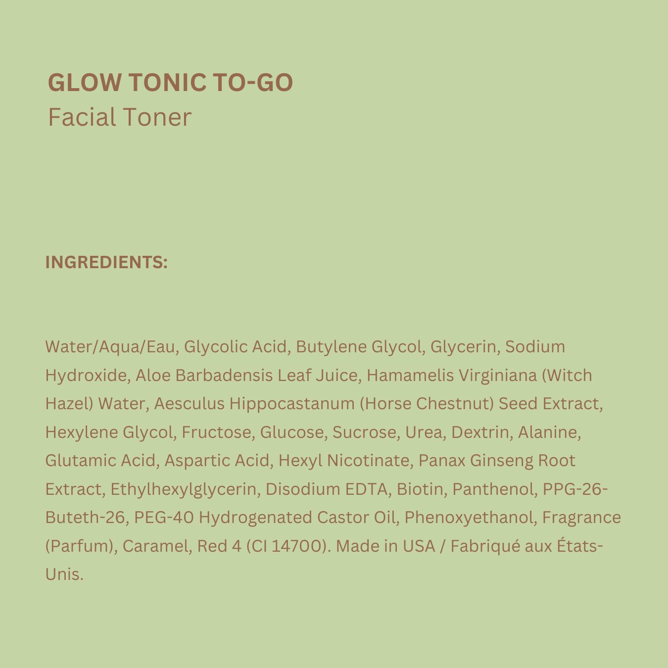 Pixi Glow Tonic To-Go lotion éclat disques exfoliants
