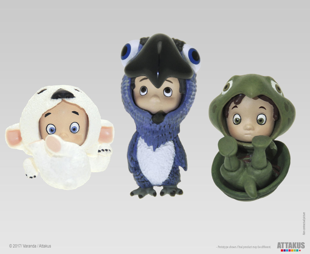 Attakus Collection Atlas Les Littles set 3 figurines PVC 4,5 cm