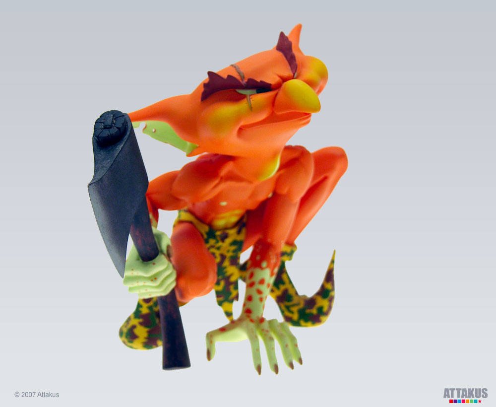 Attakus Elfe Kreeg Les Zelfes figurine résine 14 cm