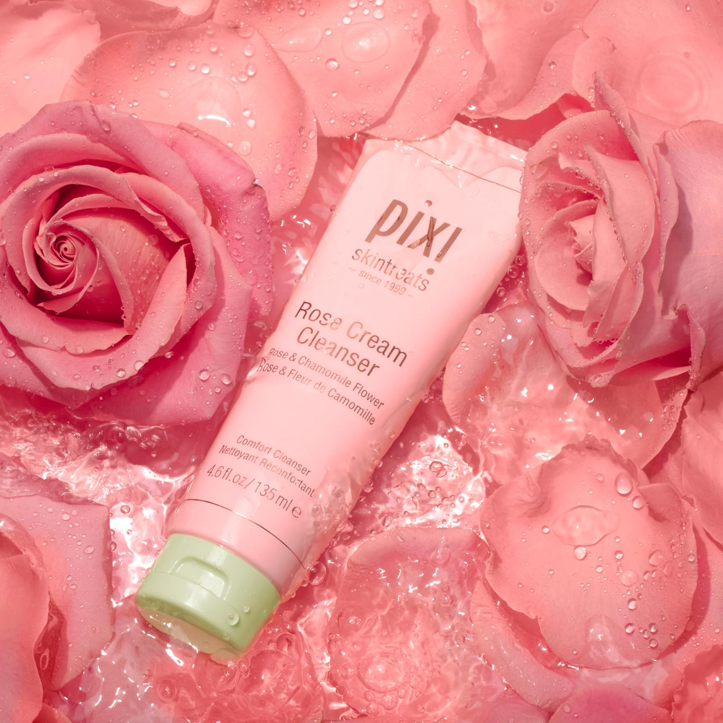 Pixi Rose crème nettoyante visage rose 135 ml