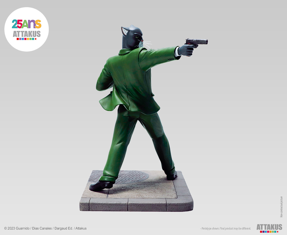 Attakus Blacksad John Blacksad paré à tirer figurine 25 cm