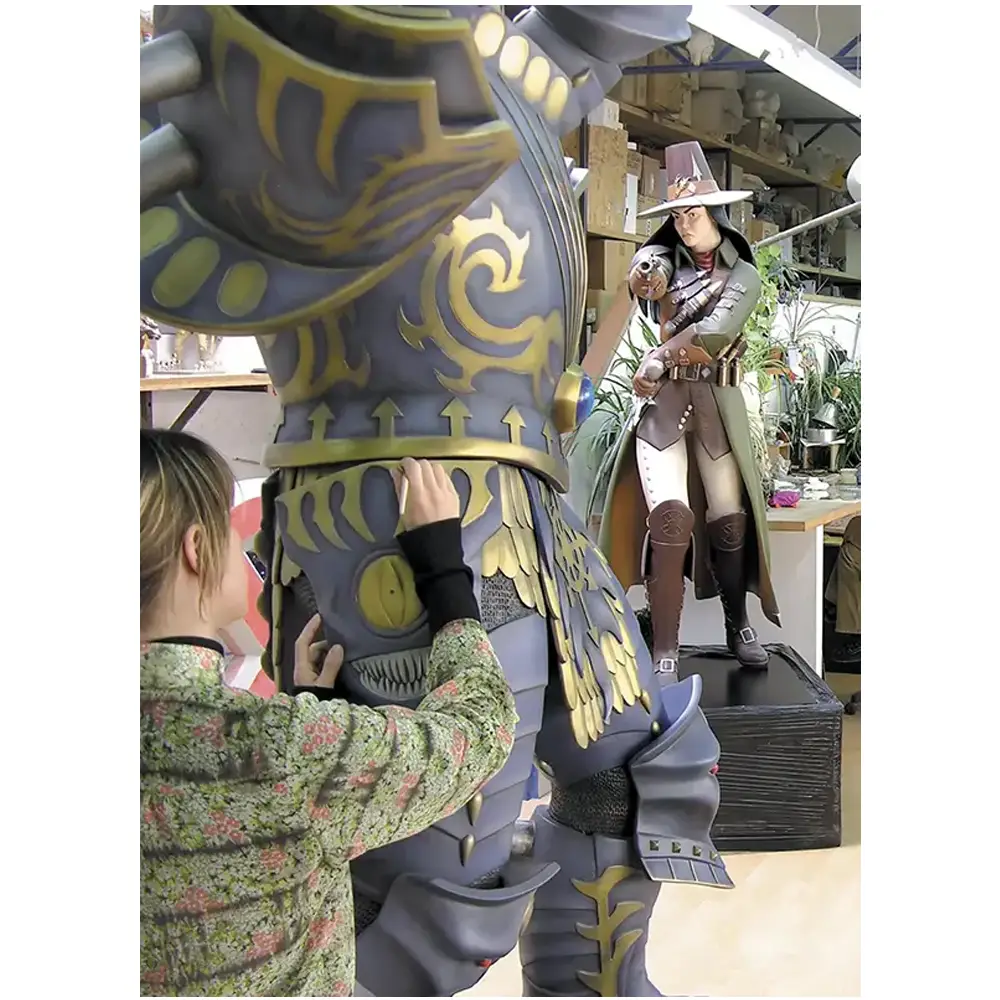 Attakus Prestige Guerrier du Chaos statue lifesize 2m20 résine