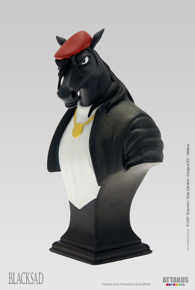 Attakus Blacksad Buste Horse Black Claws résine 16,5 cm