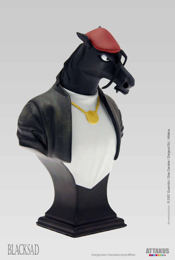 Attakus Blacksad Buste Horse Black Claws résine 16,5 cm