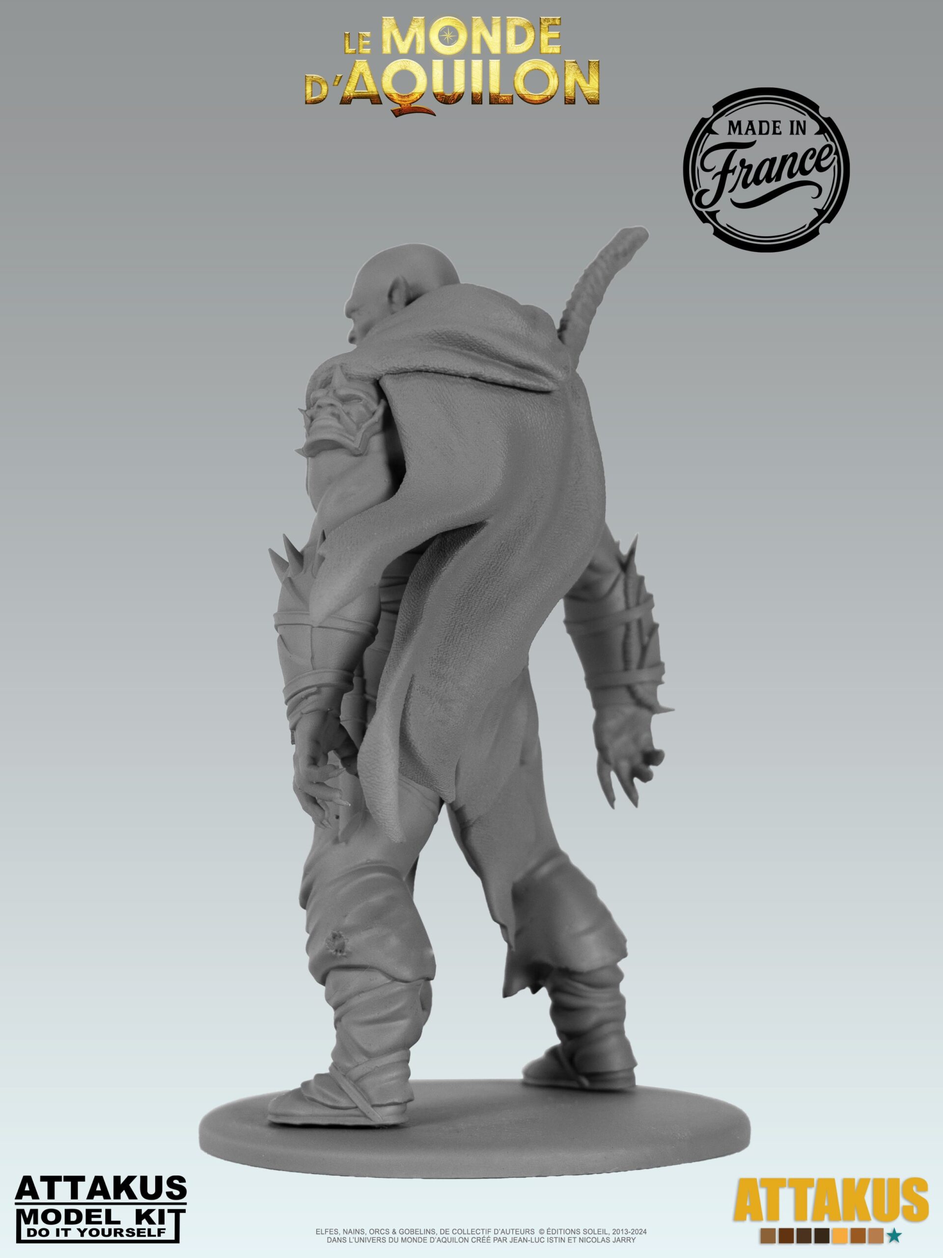 Attakus Model Kit La Poisse figurine à peindre résine Orcs Gobelins