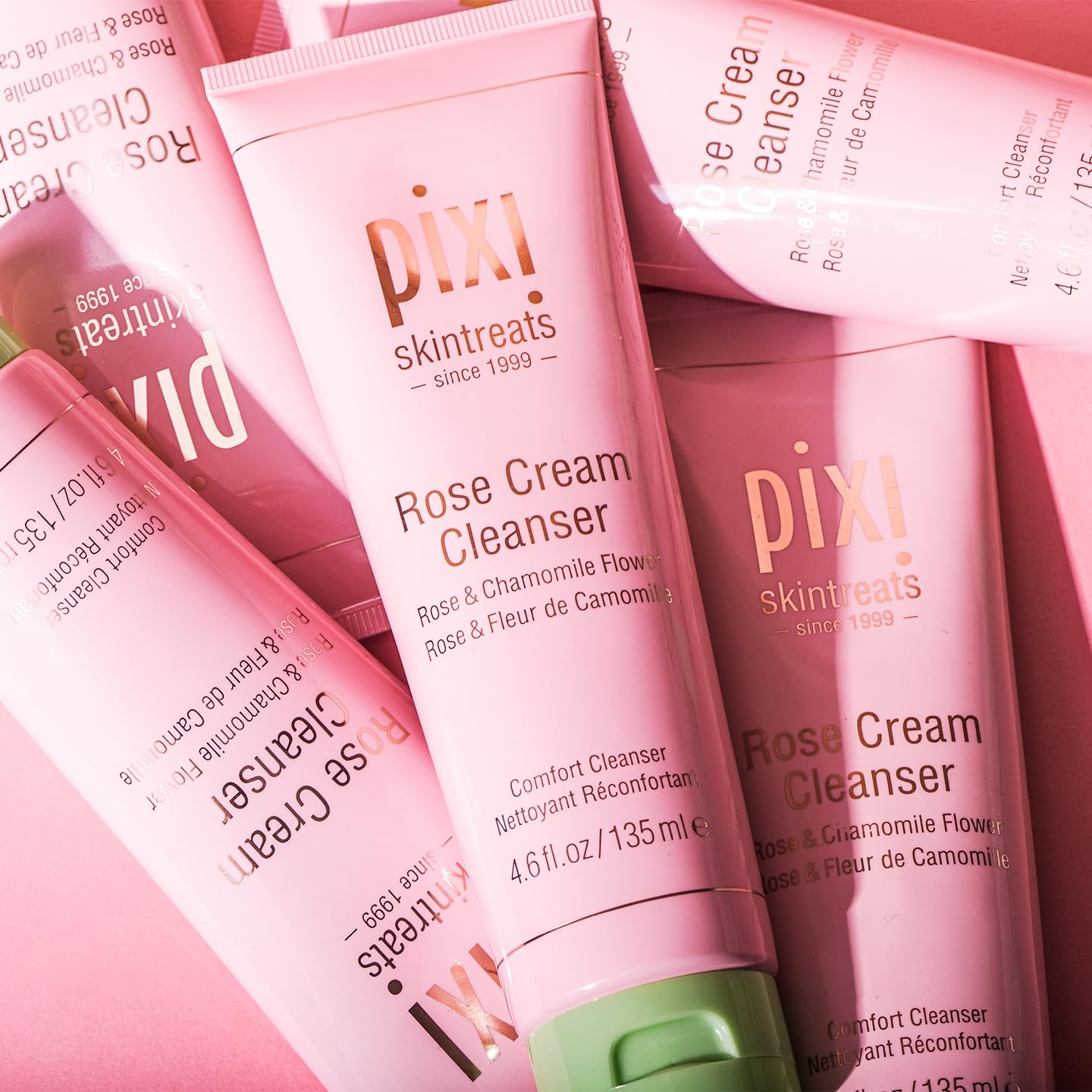 Pixi Rose crème nettoyante visage rose 135 ml
