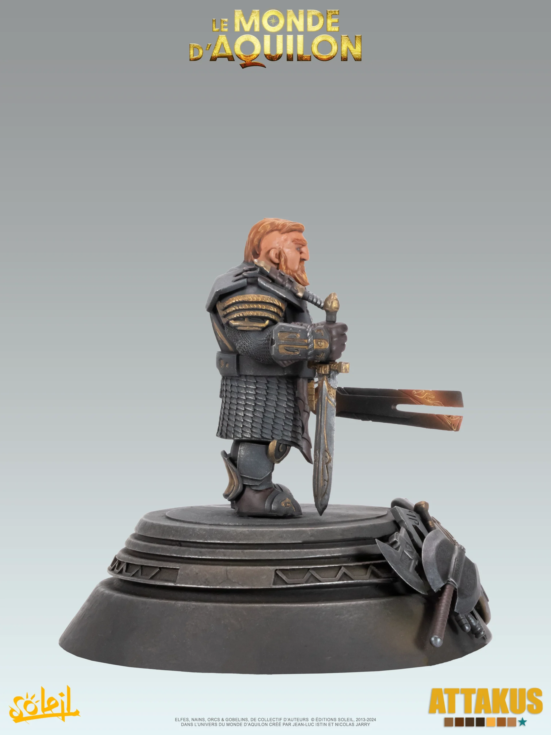 Attakus Prestige Diorama Redwin Nains figurine résine 120 mm
