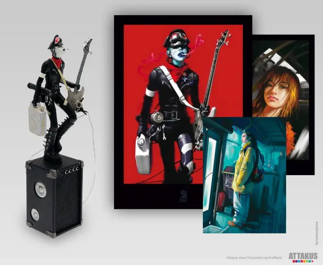 Attakus Atlas Pack Lucy Benjamin statue 35 cm + affiches