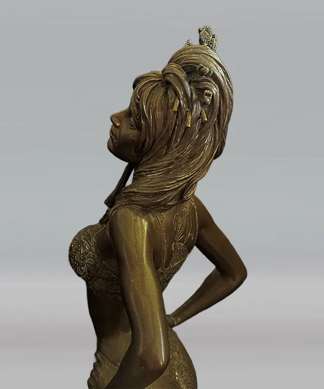Attakus Prestige Aja Baiser mortel du dragon statue bronzallie