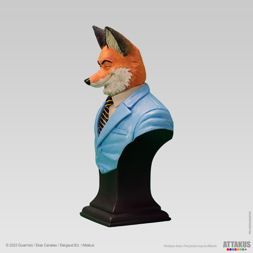 Attakus Blacksad Buste Lieutenant Renard B438 statuette