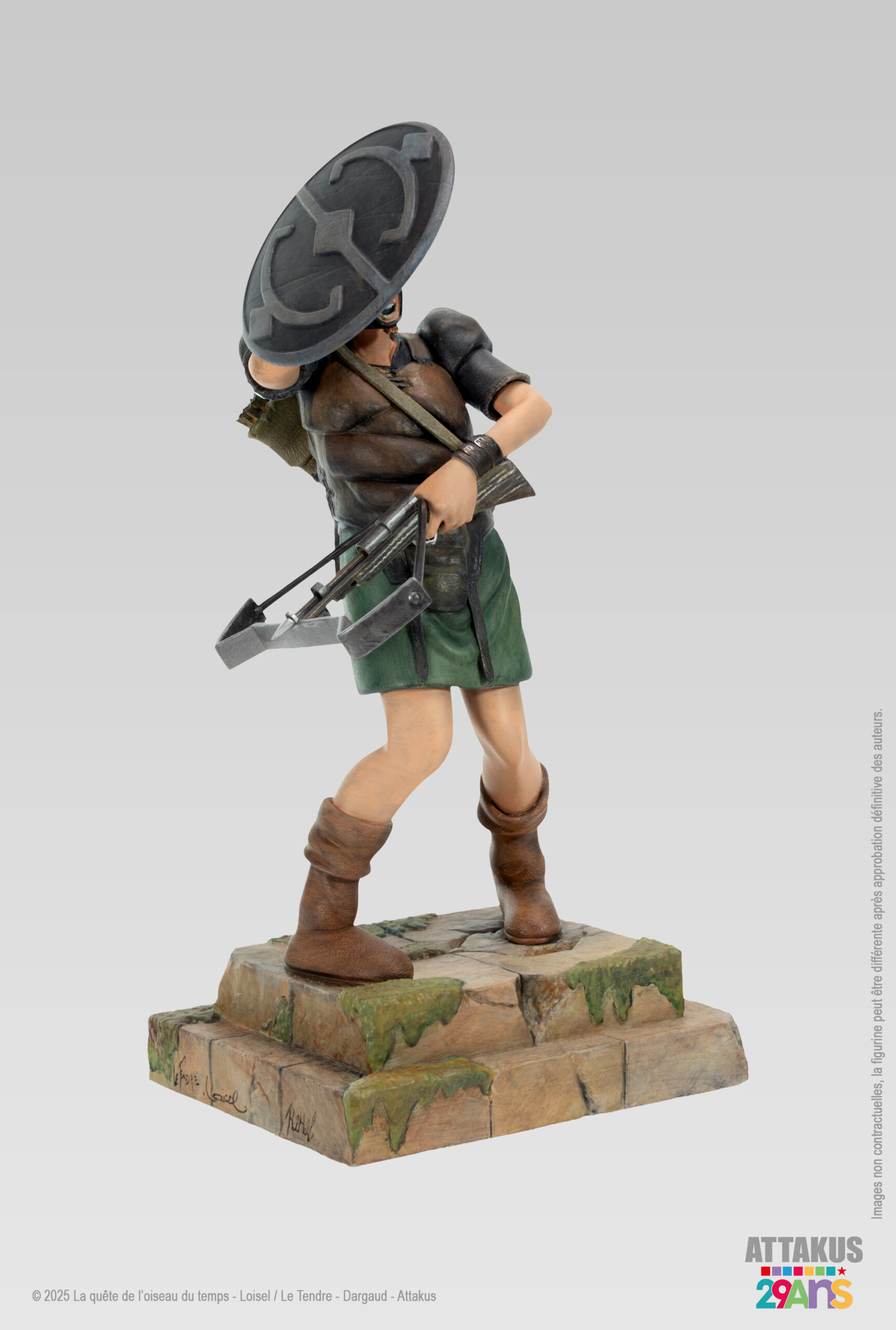 Attakus Prestige L'Inconnu Quête Oiseau Temps statue 1/10e 23,5cm