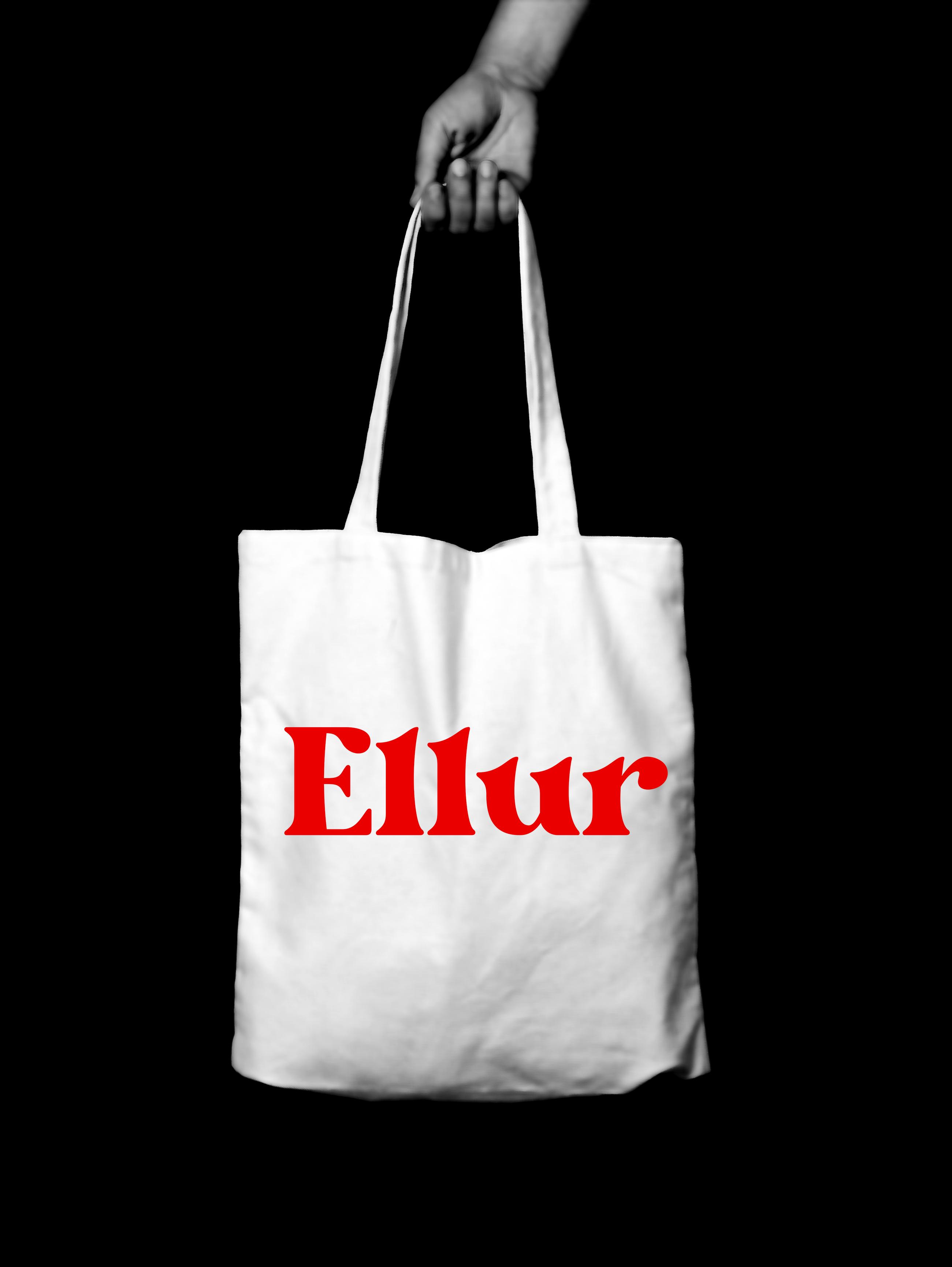 Ellur Logo Tote Bag toile canvas taille unique