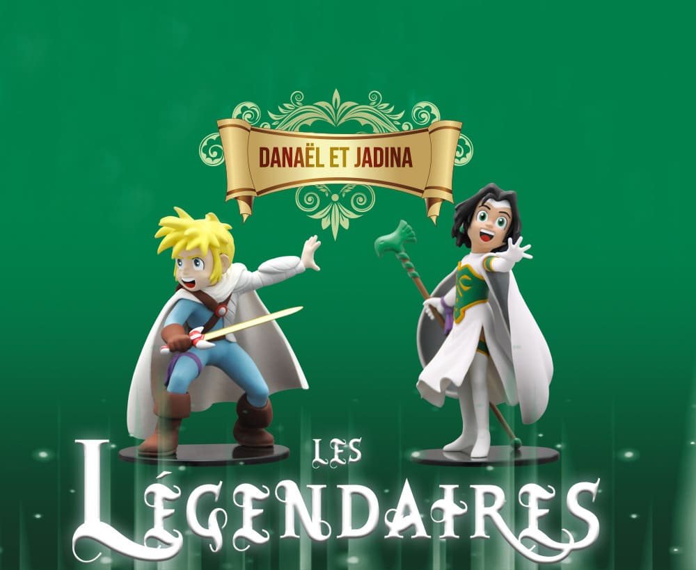 Attakus Les Légendaires Pack Danaël Jadina figurine PVC