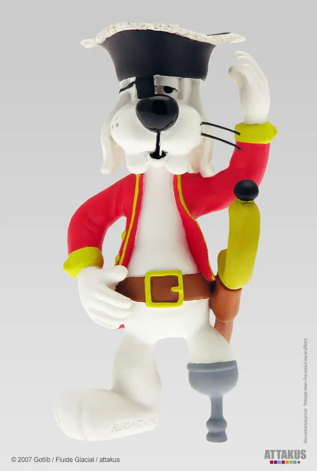 Attakus Gai-Luron Long John Silver figurine résine 8 cm