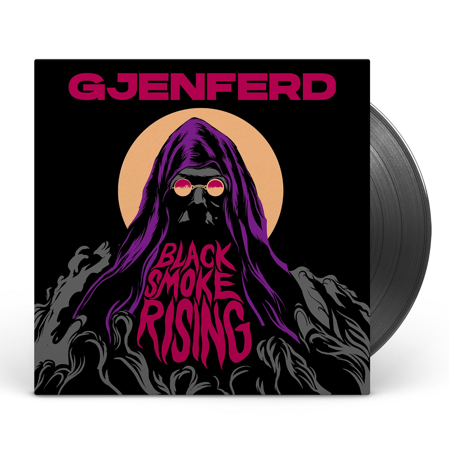 Apollon Records Gjenferd Black Smoke Rising LP noir
