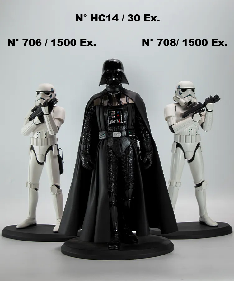 Attakus Prestige Dark Vador + 2 Stormtroopers statues 1/5 40cm