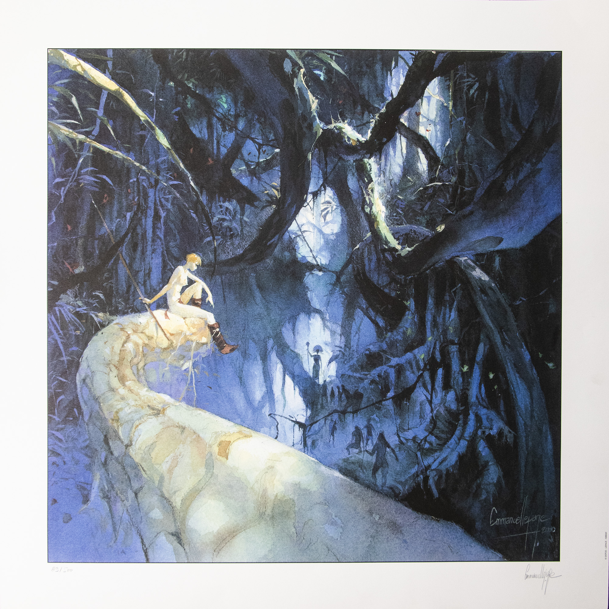 Attakus Collection Atlas Lepage La Terre sans mal affiche 70x70 signée