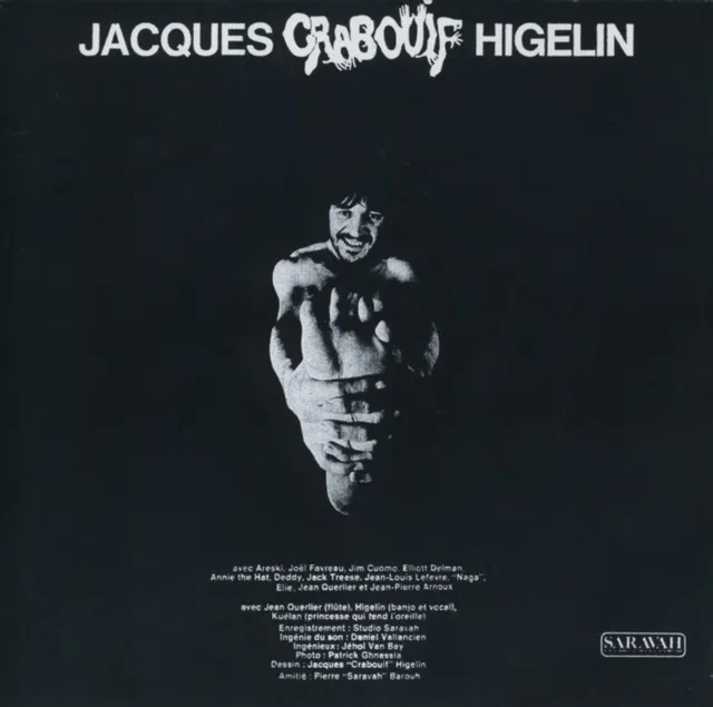 SARAVAH crabouif CD Jacques Higelin premier album