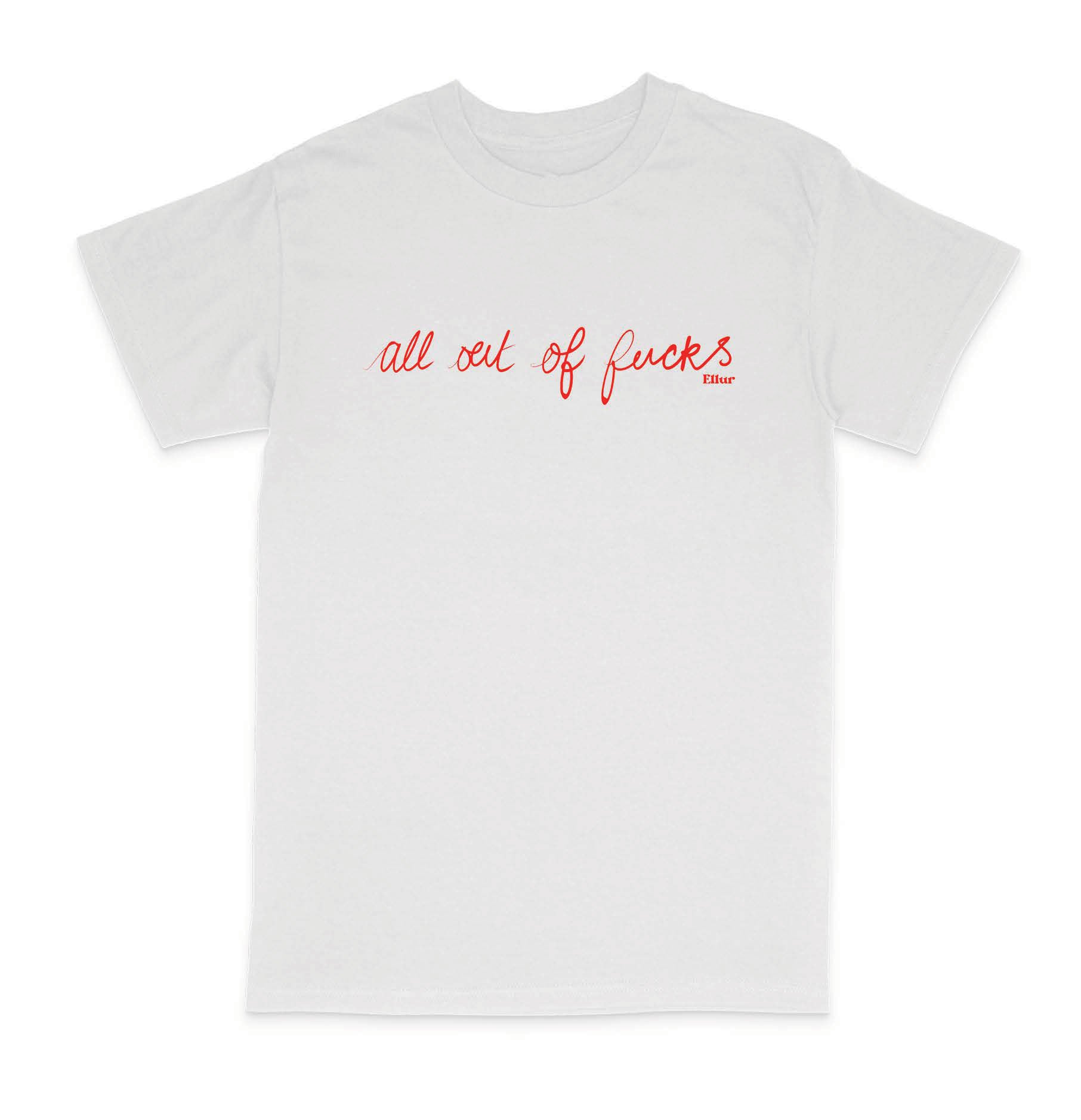 Ellur All Out Of t-shirt blanc manches courtes