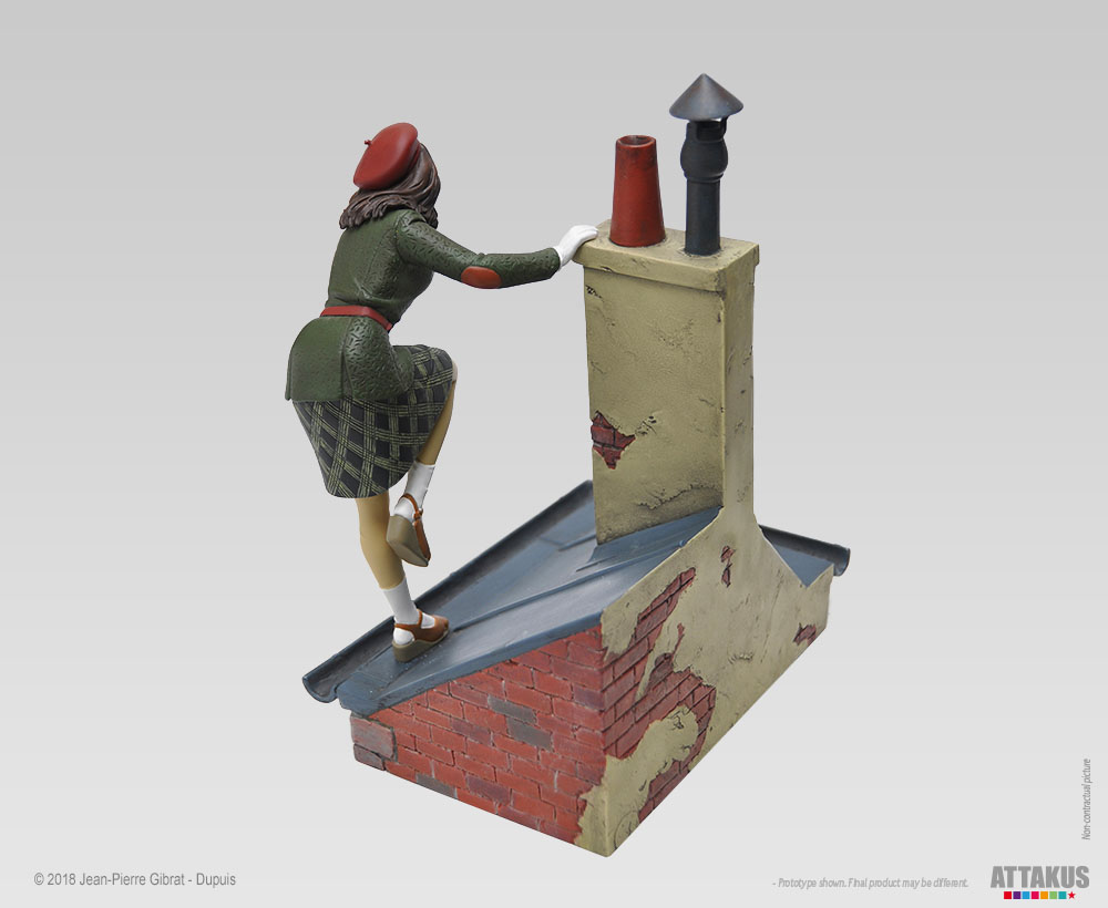 Attakus Jeanne sur les toits de Paris EA 08/20 statue 24 cm