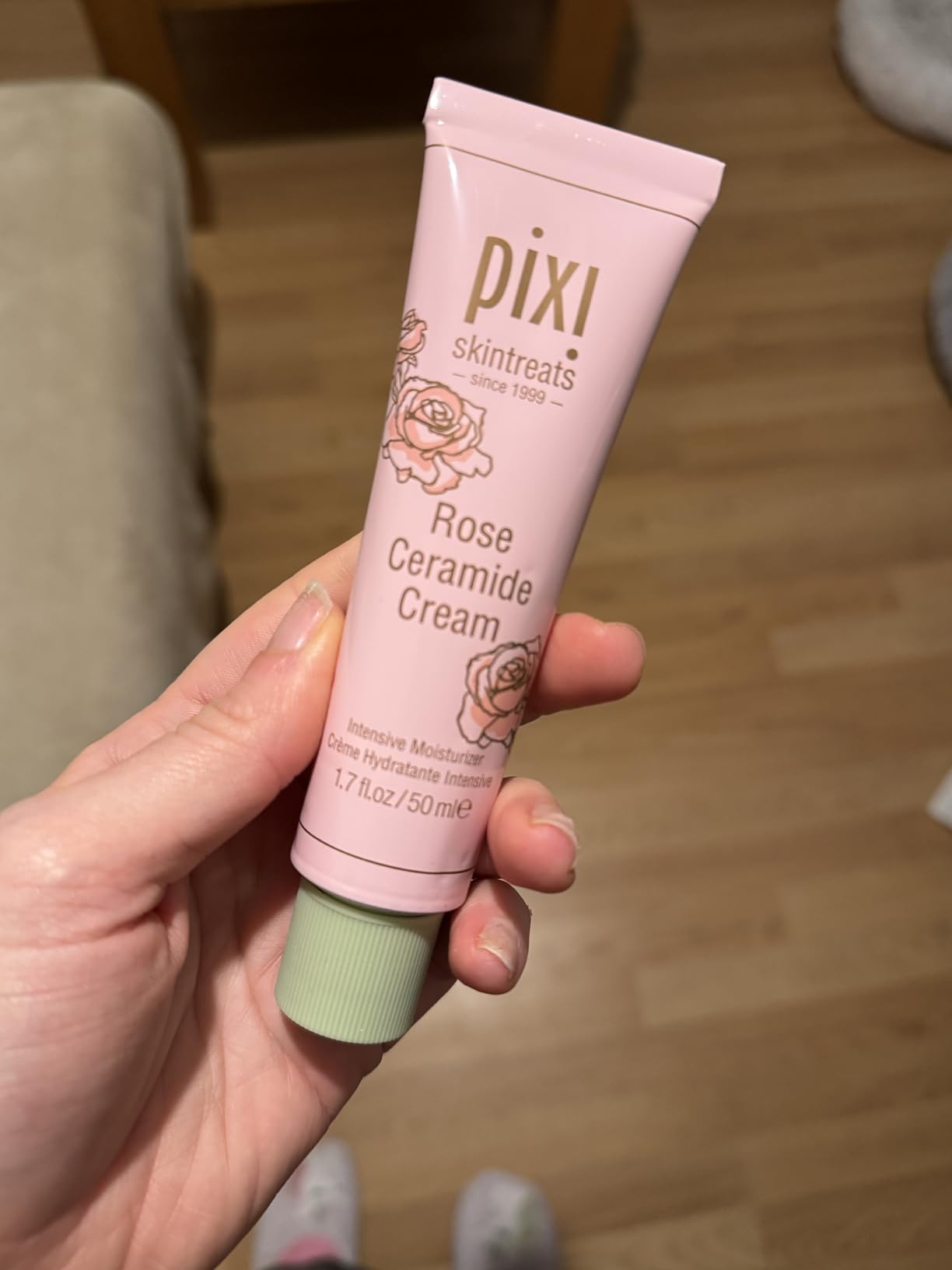 Pixi Rose Ceramide Cream Creme Visage Huile Rose 50 ml