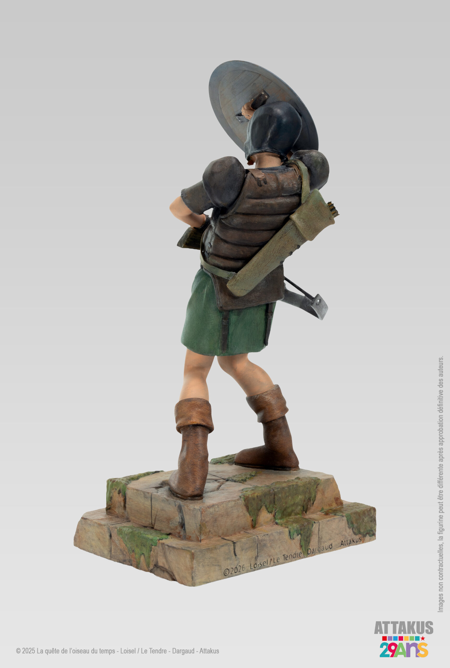 Attakus Prestige L'Inconnu Quête Oiseau Temps statue 1/10e 23,5cm