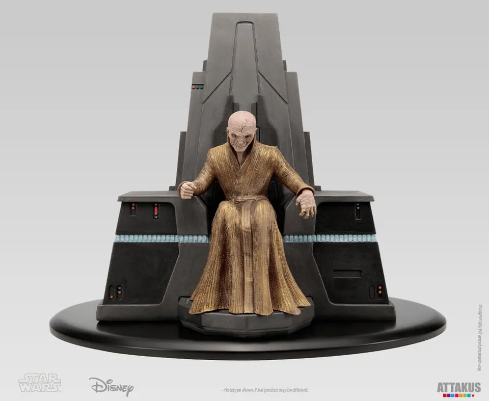 Attakus Elite Snoke sur son trône statue 1/10e 27,5 cm