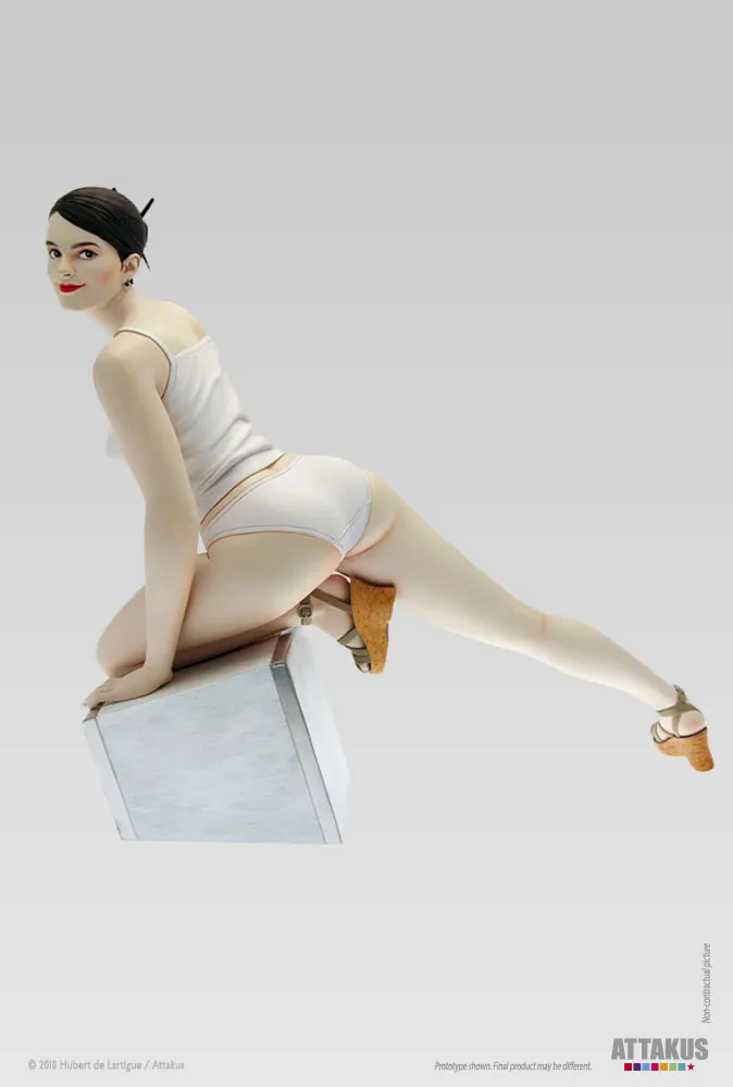 Attakus Femmes d'auteur Octavie statue Lartigue 34,5 cm