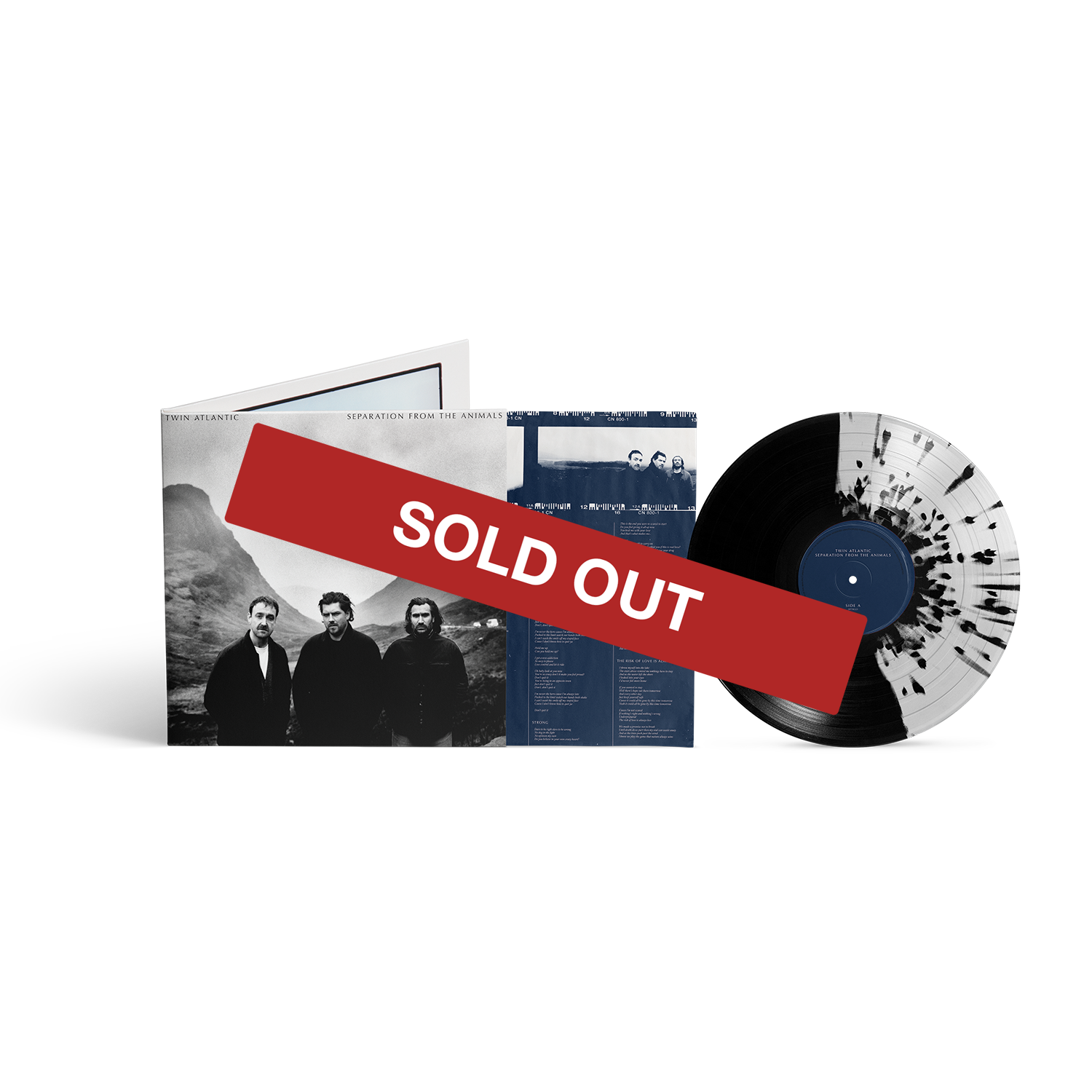 Twin Atlantic Separation From Animals vinyle couleur recyclé