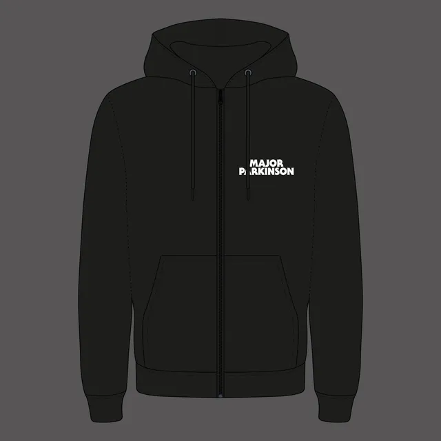 Apollon Major Parkinson Logo Sweat Zippé Noir